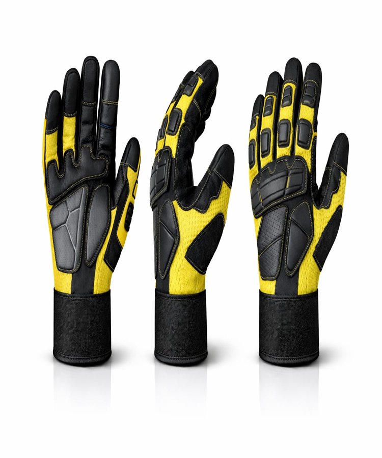 High Visibility TPR Impact Work Gloves Multi View High Visibility TPR Impact Work Gloves Multi View