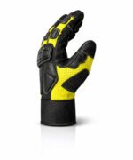 High Visibility TPR Impact Work Gloves Side View