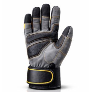 Performance Handling Work Gloves front view with synthetic leather palm and reinforced grip areas