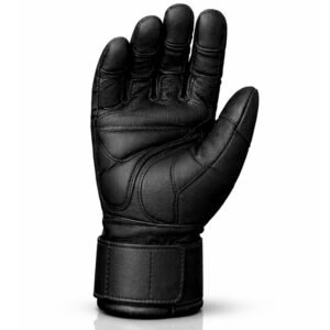 Professional tactical duty gloves front view with reinforced synthetic leather palm and ergonomic grip design.