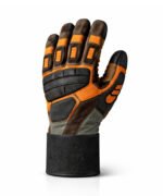 Reinforced Mechanical Safety Gloves Back View