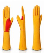 Reinforced Palm Split Leather Welding Gloves Multi View