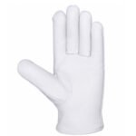 Front view of sheep grain leather winter driver gloves with 3M Thinsulate insulation and wing thumb design