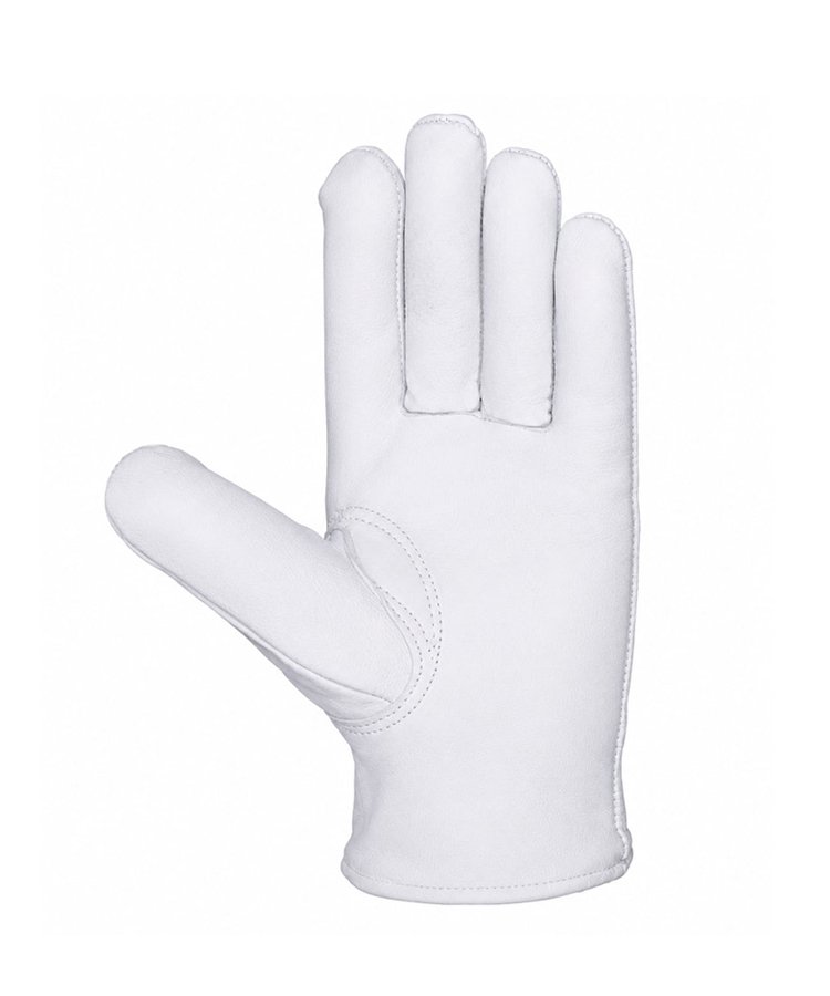Winter Driver Gloves Sheep Grain Leather 3M Thinsulate Lined Front view of sheep grain leather winter driver gloves with 3M Thinsulate insulation and wing thumb design